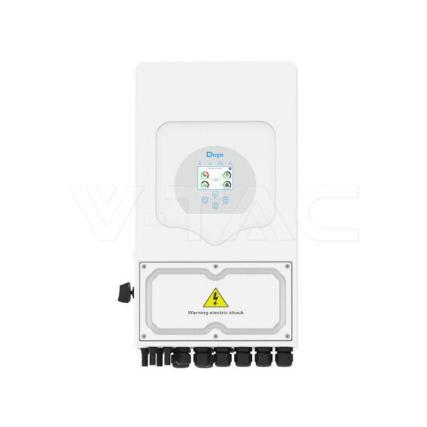 Invertor Deye 8kW IP65 Monofazat Hibrid SUN-8K-SG01LP1-EU - 10 ani Garantie, Display LCD, Intrare pentru Generator - Deye