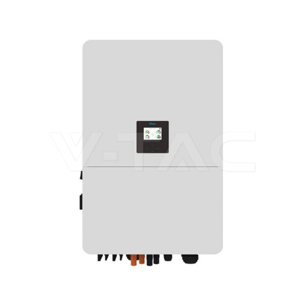 Invertor Deye SUN-80K-SG02HP3-EU-EM6 80kW, IP65, Trifazat, Hibrid, 10 ani Garantie, Display LCD, Intrare pentru Generator, High Voltage