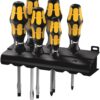 Set surubelnite WERA, 6 bucati Rack - imagine 2