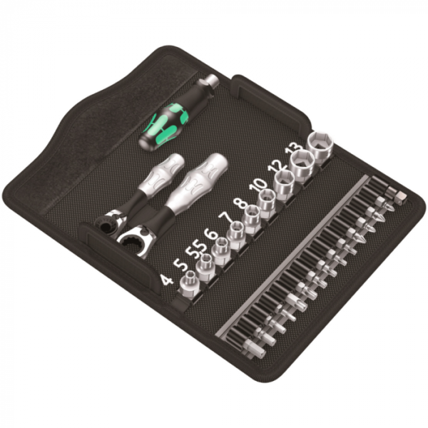 Set unelte Kraftform Kompakt Zyklop Mini 2 cu tubulare si biti - 27 piese