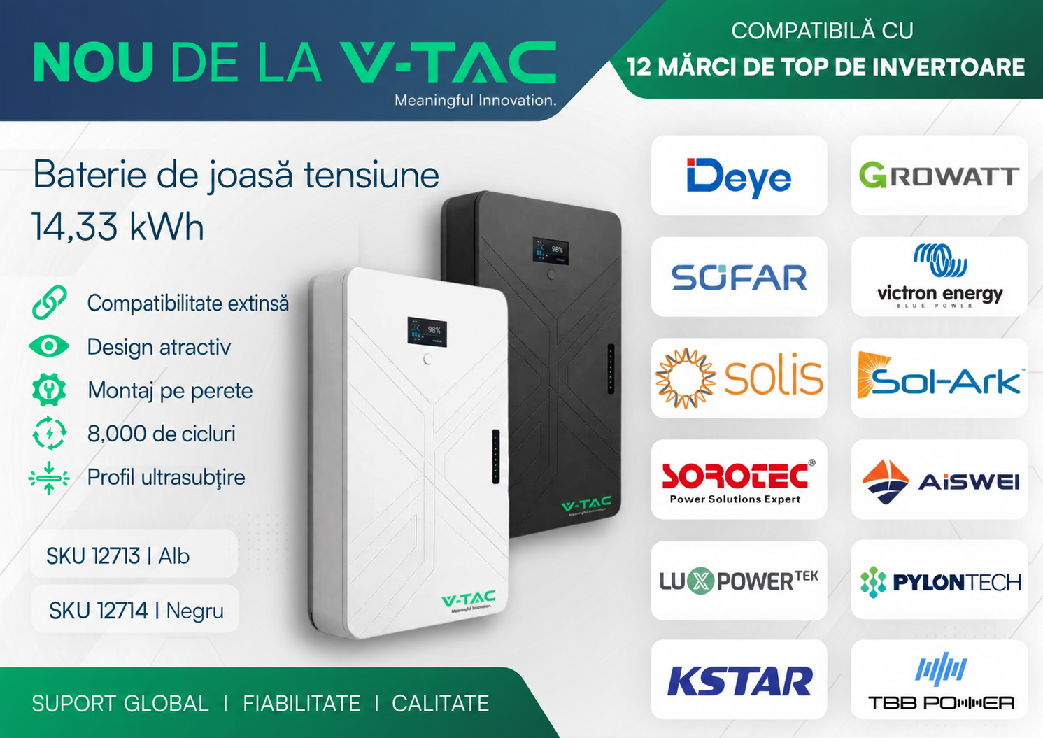 Acumulator V-TAC 14.33kWh LiFePO4 Slim 14 Acumulator V-TAC 14.33kWh LiFePO4 Slim exec ba0465ce b91d 488f 92e8 d08e54d4b9e8
