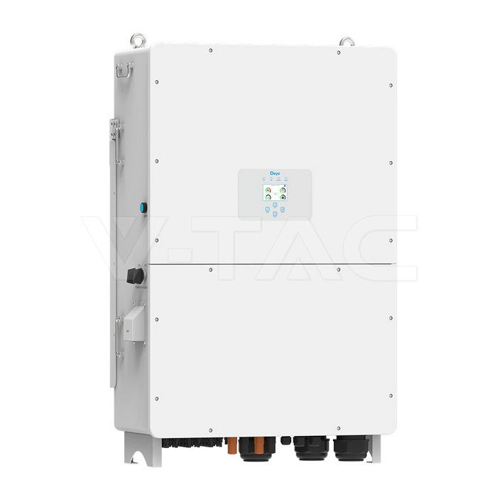 Invertor Deye 100kW SUN-100K-SG02HP3-EU-GM10, IP65, Trifazat, Hibrid, 10 ani Garantie, Display LCD, Intrare pentru Generator, High Voltage 1 Invertor Deye 100kW SUN-100K-SG02HP3-EU-GM10, IP65, Trifazat, Hibrid, 10 ani Garantie, Display LCD, Intrare pentru Generator, High Voltage