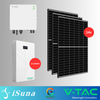 Acasa - solutii fotovoltaice kit isuna 14 33kwh 14panouri