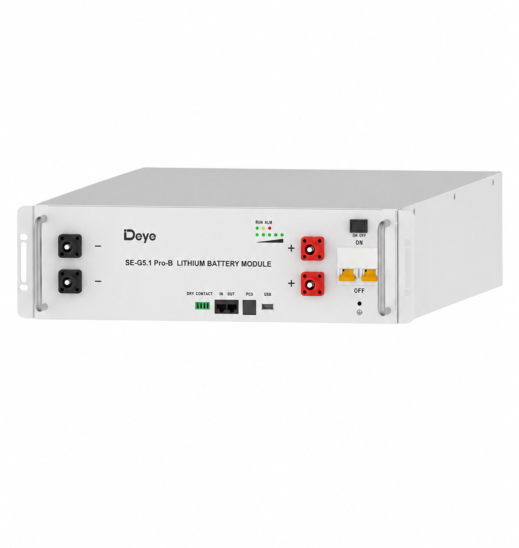 Acumulator Deye SE-G5.1 Pro-B 5.12 kWh Low Voltage 1 Acumulator Deye SE-G5.1 Pro-B 5.12 kWh Low Voltage