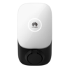Experimentați designul elegant al stației de încărcare pentru vehicule electrice HUAWEI, 7,4 kW, 7KS-S0, 32A, monofazată, cu o emblemă circulară în centru și o capacitate de invertor pentru performanțe superioare.